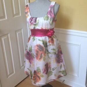 XOXO Floral Tie Dress
